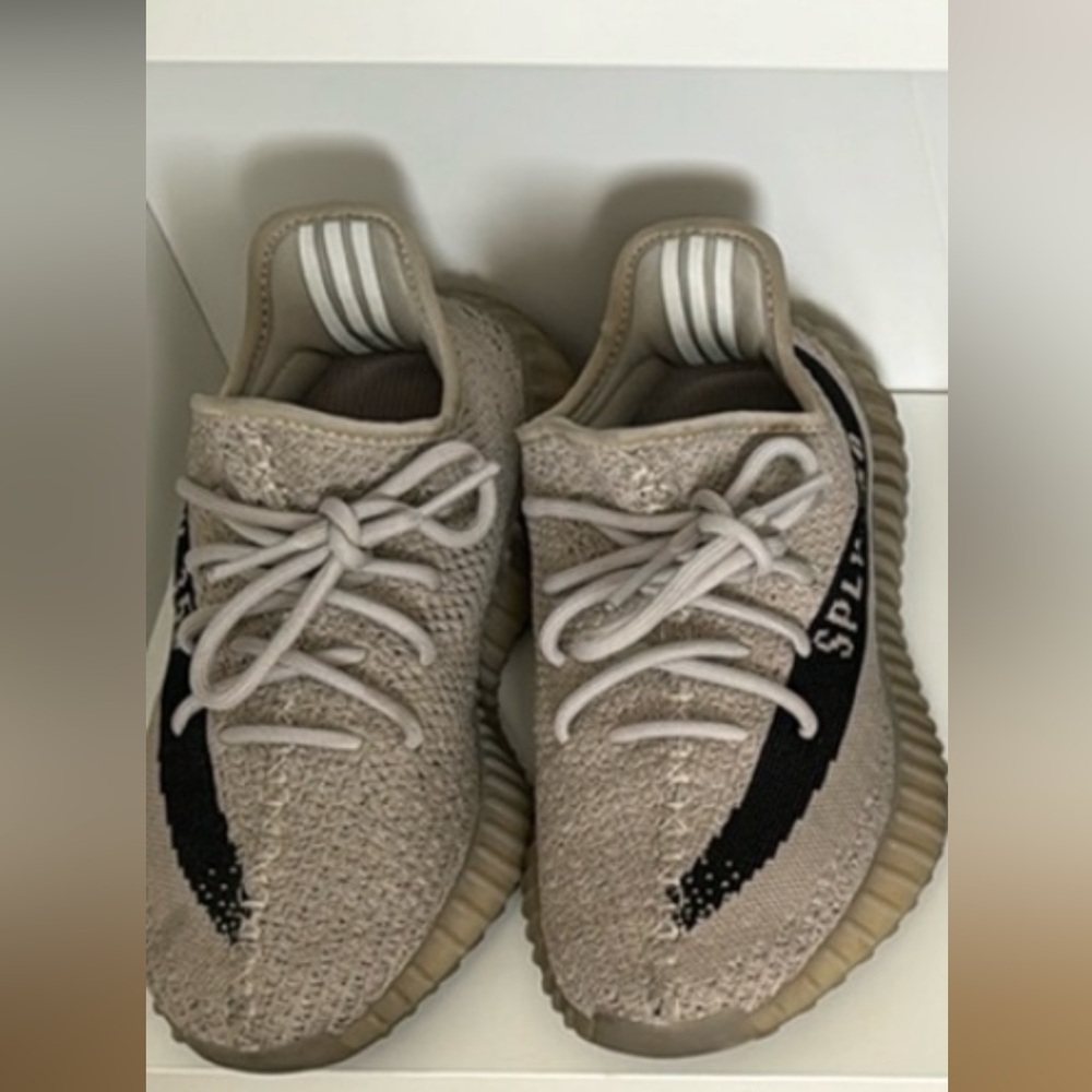 Yeezy Beige /grey and Black Sneakers
